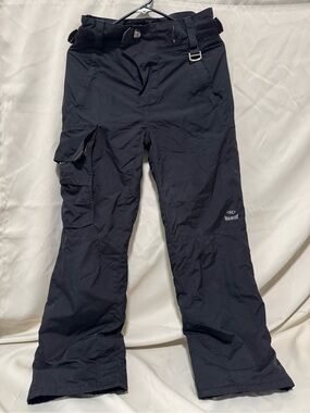 Marker Black Insulated Ski Snowboard Pants Adjustable Waist Cargo Pants